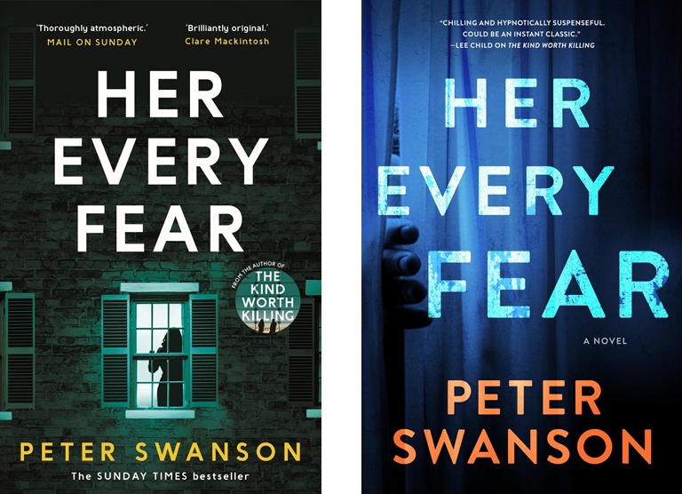 Her Every Fear - UK & US covers