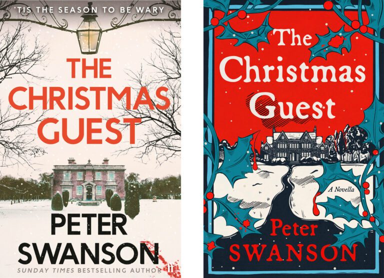 The Christmas Guest by Peter Swanson - UK & US Book Covers