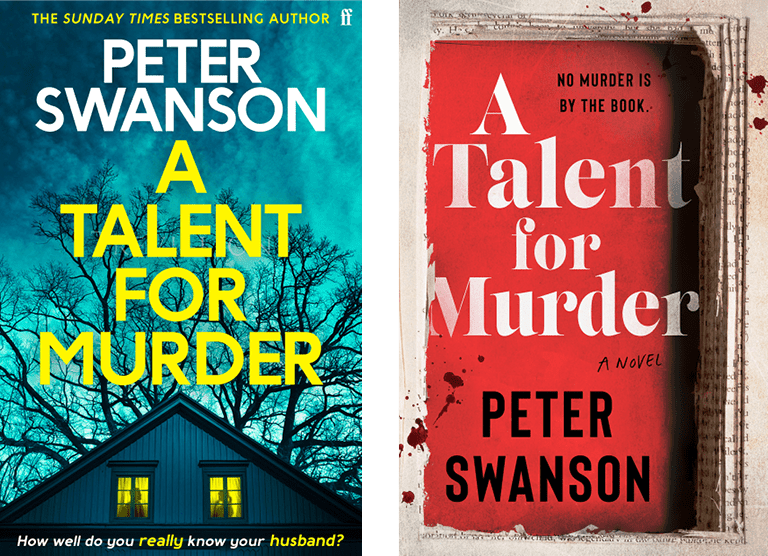 A Talent for Murder by Peter Swanson Book Covers